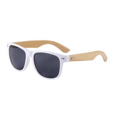 Bamboo Sunglasses - Smoke Lenses