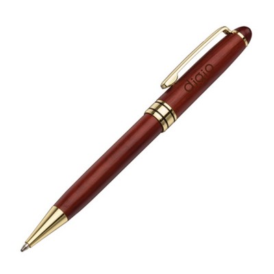 Carson Brass Pen - Rosewood