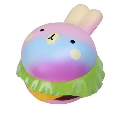 Slow Rising Scented Rainbow Rabbit Burger Squishy