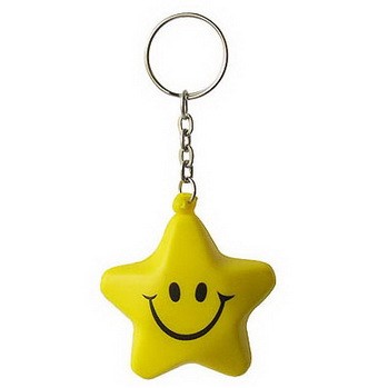 Star Keychain Stress Ball / Squeeze Ball / Stress Reliever