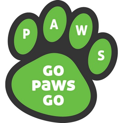 5"X4.7" Pawprint Car & Truck Magnet