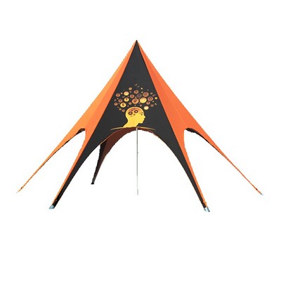 40' Sky Star Tent With Full Dye Sub Printed Polyester Top