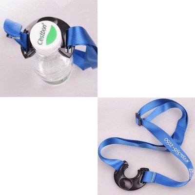 Water Bottle Wine Glass Holder Lanyard