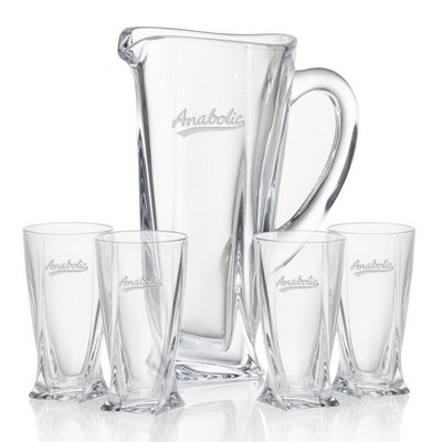 Oasis Pitcher & 4 Hiballs