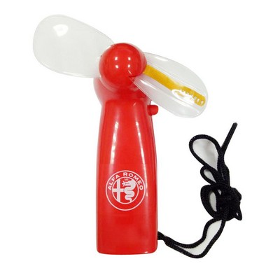 Preprogrammed LED Message Handheld Fan