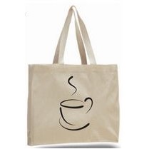 Q-Tees® Canvas Gusset Tote Bag