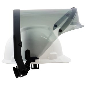 12 Cal PureView™ Faceshield w/ Slotted Adapter( Hard Hat Included)