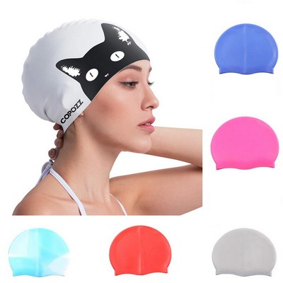 Universal Sized Silicone Swim Cap