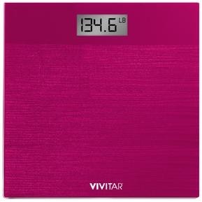 Vivitar® Dark Pink Digital Glitter Bathroom Scale