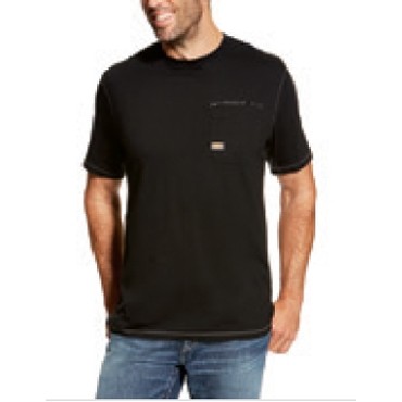 Ariat® Rebar™ Workman Men's Black T-Shirt