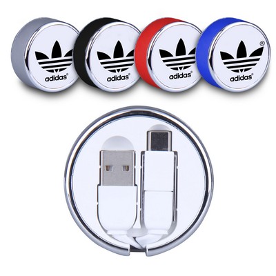 Retractable Wrap Around Charging Cable (Shorter Prod Time)