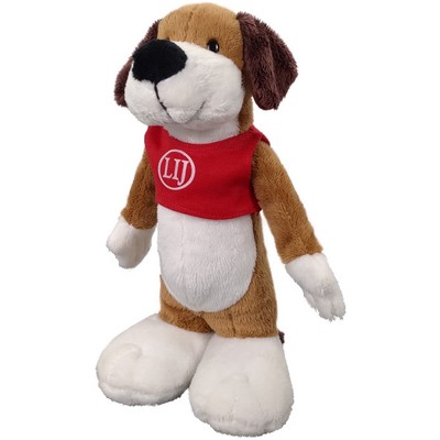 13" Stuffed Long Body Animal - Dog