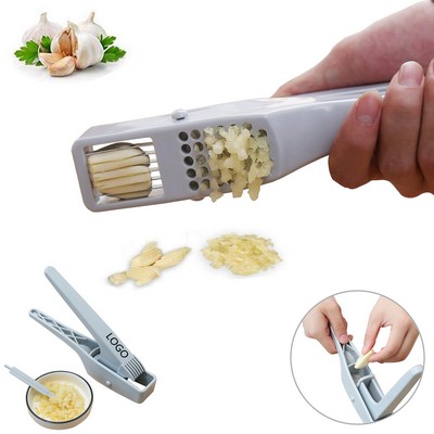 Plastic Garlic Mincer With Slicer