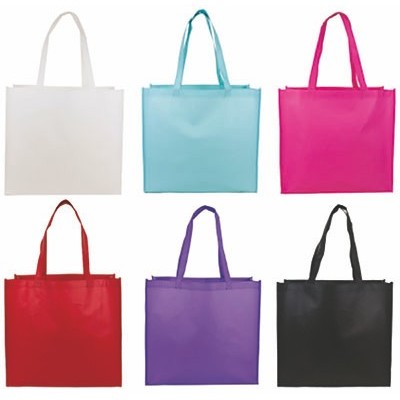 Large Laminated Open Shopping Tote