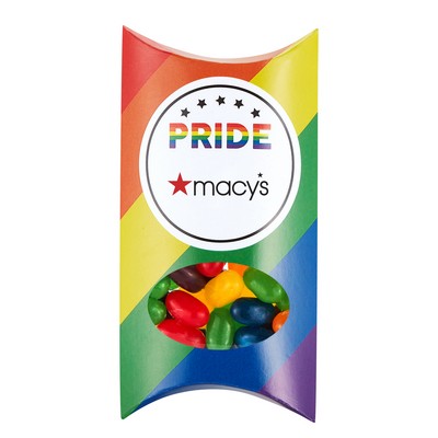 Pride Pillow Box With Window - Rainbow Jelly Belly® Jelly Beans