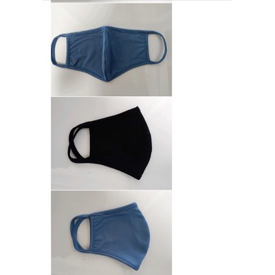 Plain Protective Face Mask Blue - USA MADE