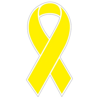 Yellow Ribbon Decal (Set of 12)