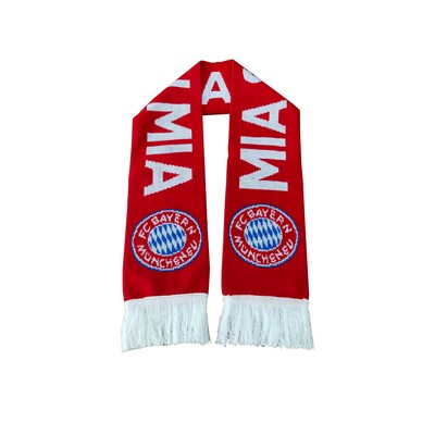 Winter Sport Fans Football Team Soccer Knitted Scarf