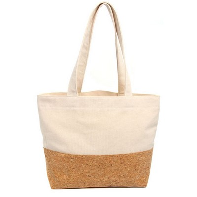 12oz Canvas Shopping Bag With Cork