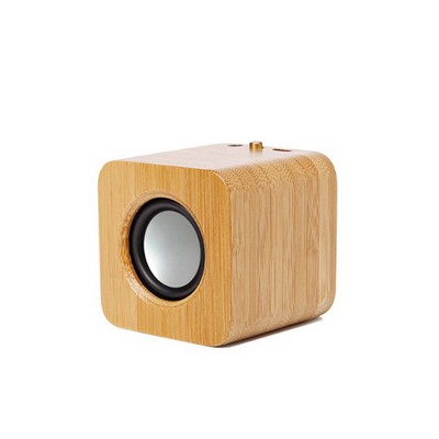 Cubic Bamboo Speaker