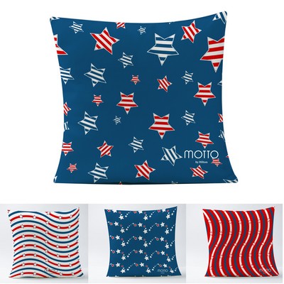 July 4th Throw Pillow 16''