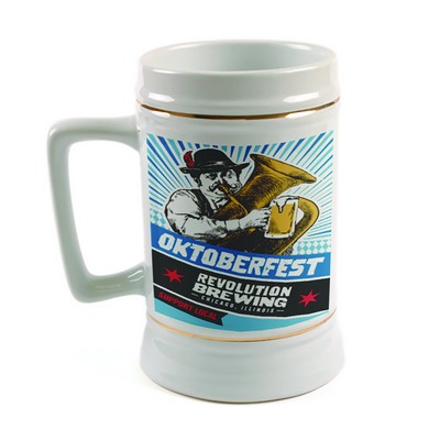 22 Oz. Beer Stein - D-Handle