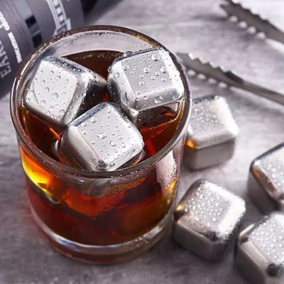 Reusable Whiskey Stones Stainless Steel Ice Cubes