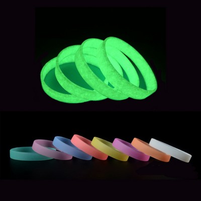 Glow in the Dark Silicone Wristband