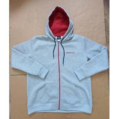 Embossed Apparel Midweight Zipup Hoodie