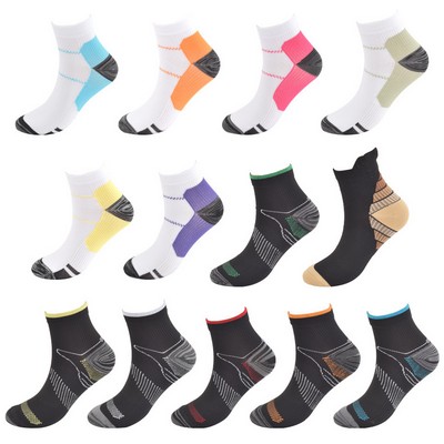 Compression Ankle Low Cut Men'S Running Socks