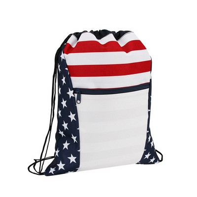 O.A.D. Americana Drawstring Bag