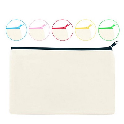 Multi-Color Zipper Pouch Pencil Case