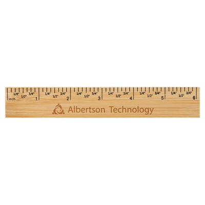 6" Bamboo Ruler