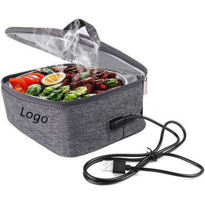 USB Portable Food Warmer Electric Heating Lunch Bag Portable Oven