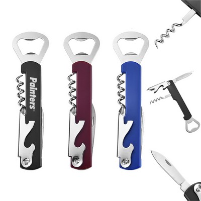 Stainless Steel 4-In-1 Wine Opener