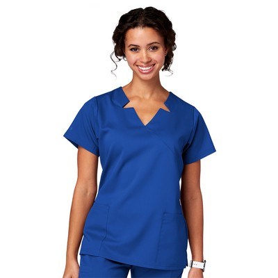 Meta Ladies Notch Scrub Shirt