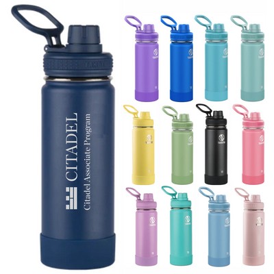 18 Oz. Takeya® Actives Insulated Water Bottle With Spout Lid