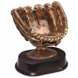 Small Bronze Baseball Glove Award