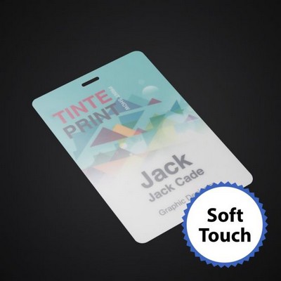 3 3/4 x 5 1/2 Prem Event Badge-Soft Touch