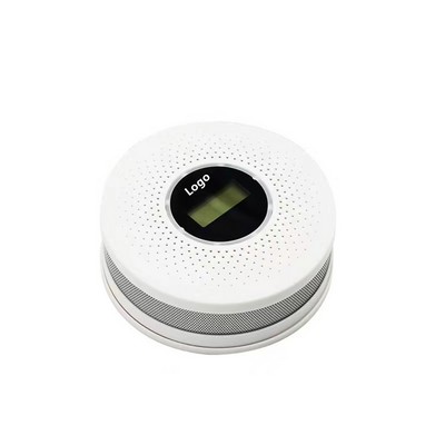 Smoke and Carbon Monoxide Detector Combo with Voice Warning LCD Display CO Smoke Alarm Detector