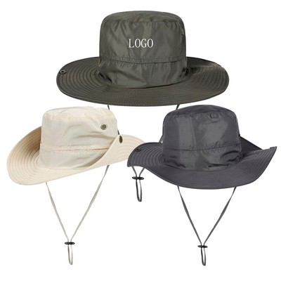 Wide Brim Sun Bucket Hats