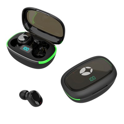 Long Lasting Bluetooth Earbuds With Wireless Charging Case