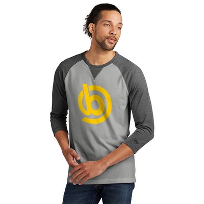 New Era® Sueded Cotton Blend 3/4-Sleeve Baseball Raglan Tee