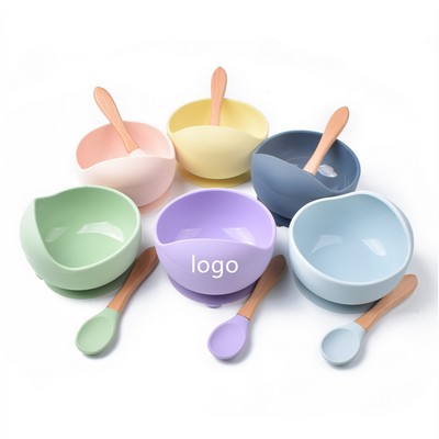 Suction Bowl for Toddlers with Baby Spoon