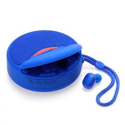 2-in-1 Portable Speaker w/Earphone