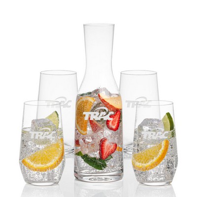 Caldmore Carafe & 4 Germain Beverage