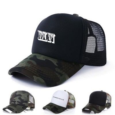 Mesh Camo Trucker cap