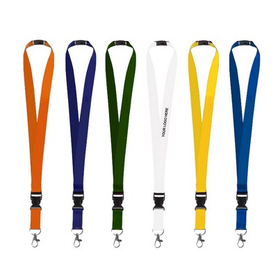 3/4" Dye-Sublimated Polyester Lanyards