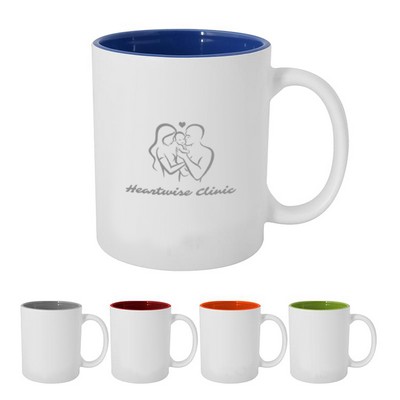 11 Oz. Pop Of Color Engraved Mug