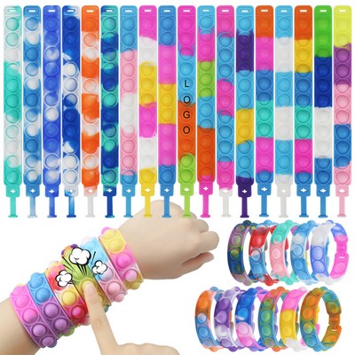 Silicone Pop Bracelet Squeeze Toys